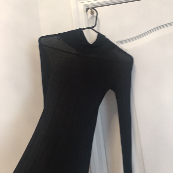 Rampage Heart Moon Star Long Sleeve Sheer Top - Picture 3 of 7